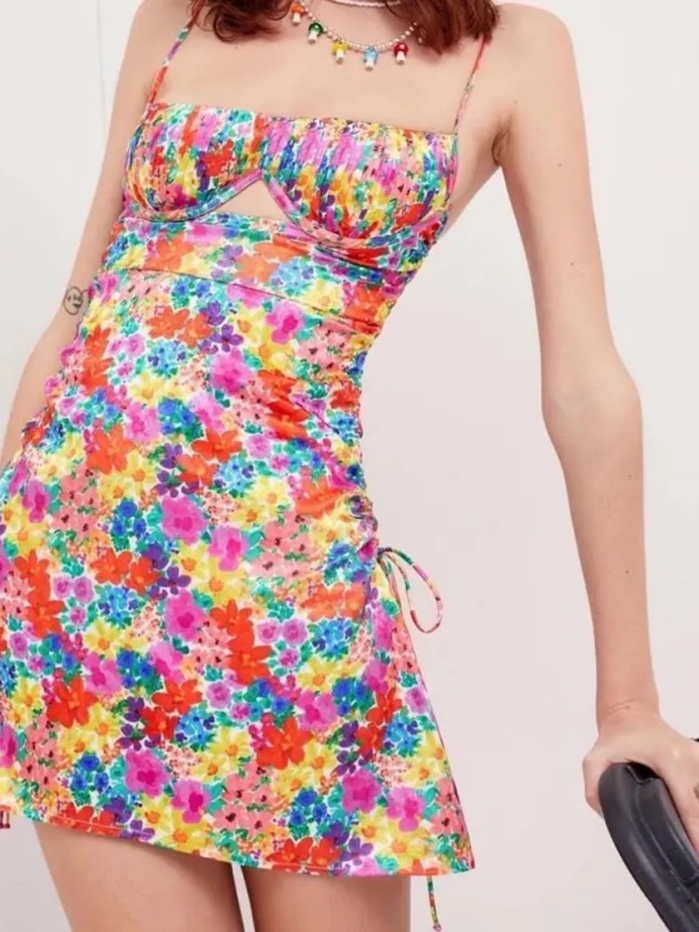For Love & Lemons Merril Floral Mini Dress